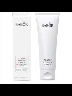 BABOR Gentle Peeling Cream- Exfoliating Face Cream for Sensitive Skin & Dry 50ml